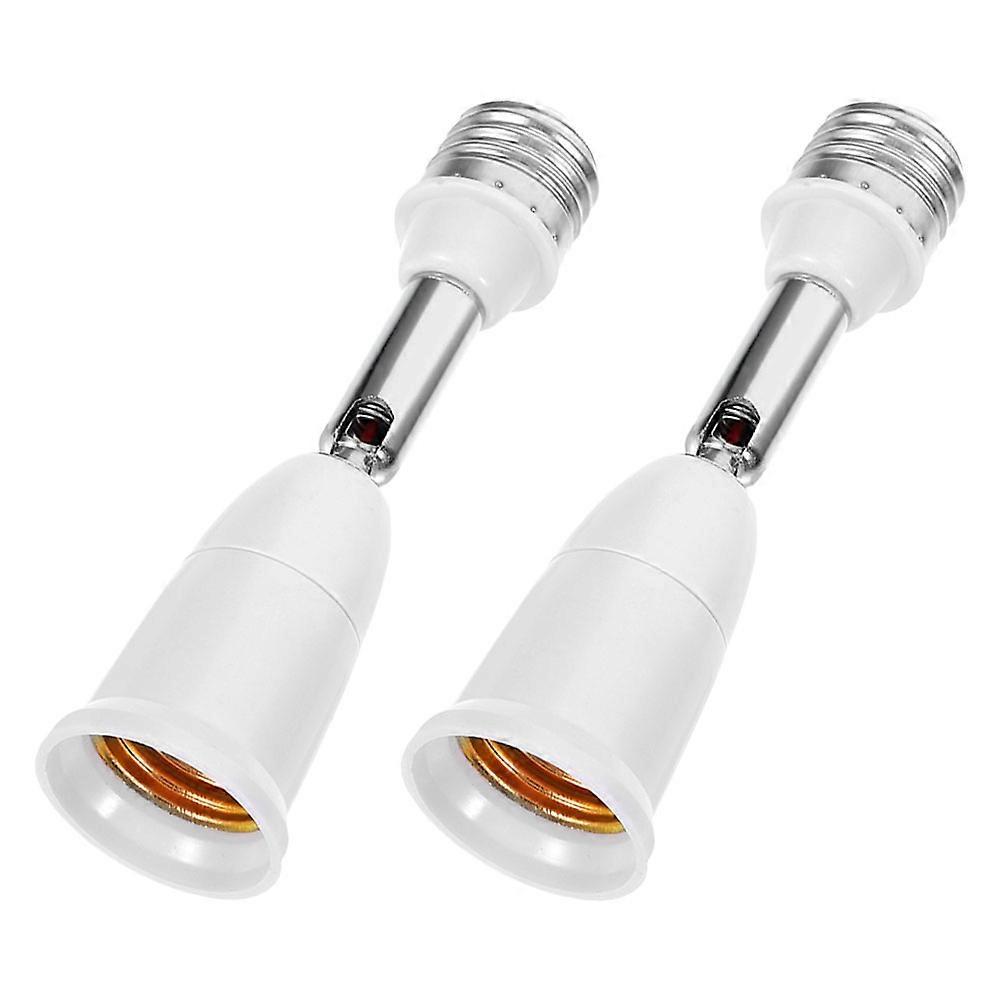 E27 Adjustable Lamp Socket Adapter for Enhanced Lighting 360 Degree Rotation 2Pcs