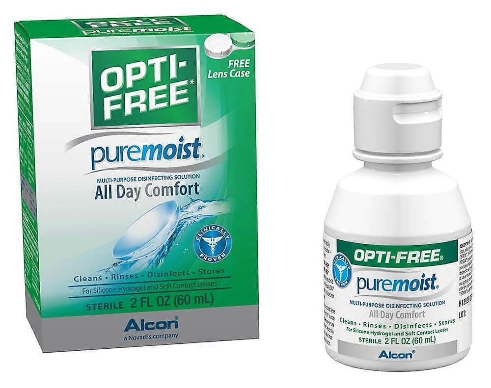 Opti-free Pure humide multi-purpose Solution désinfectante, 2 Oz