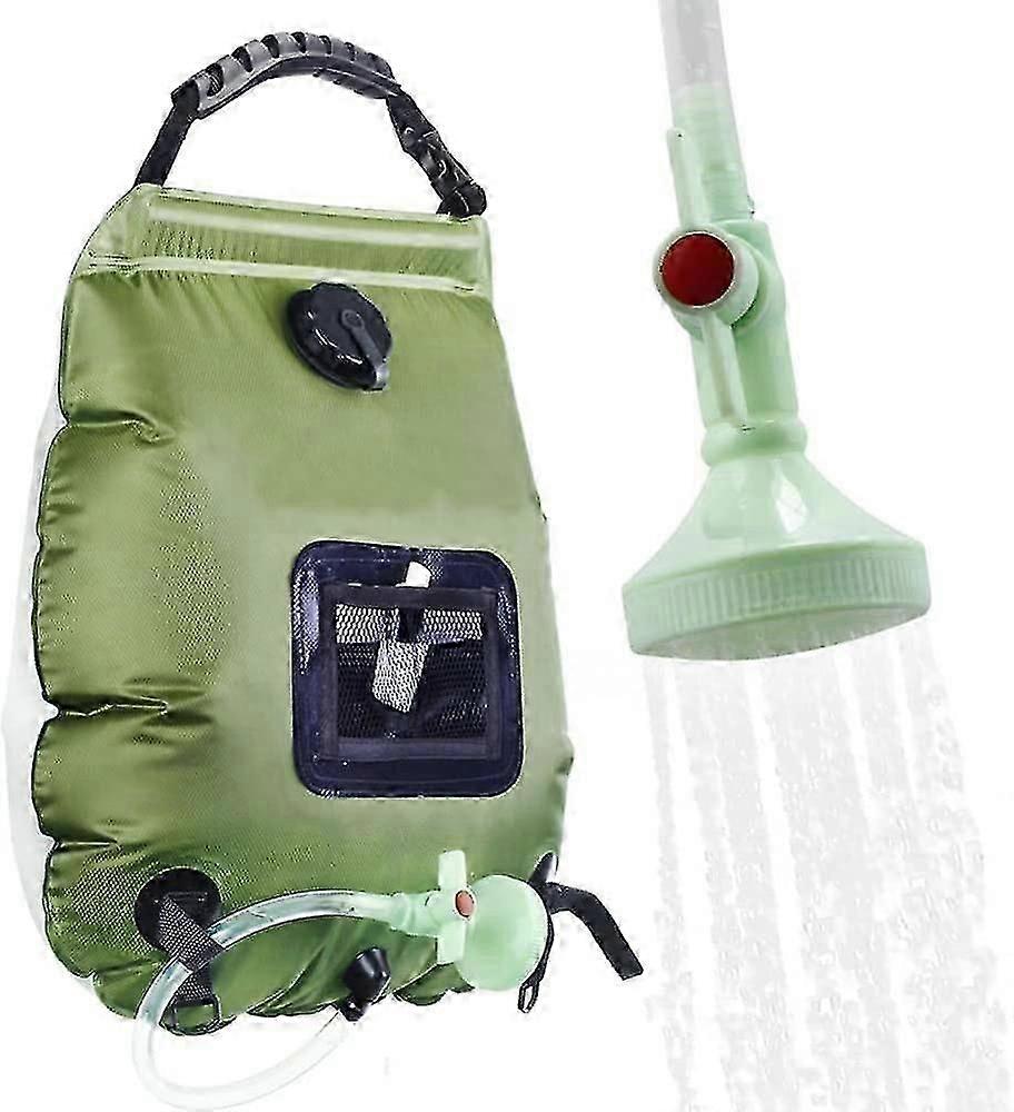 Unbrand Sac de douche solaire 20l sac de douche extérieur portable à chauffage solaire portable de 5