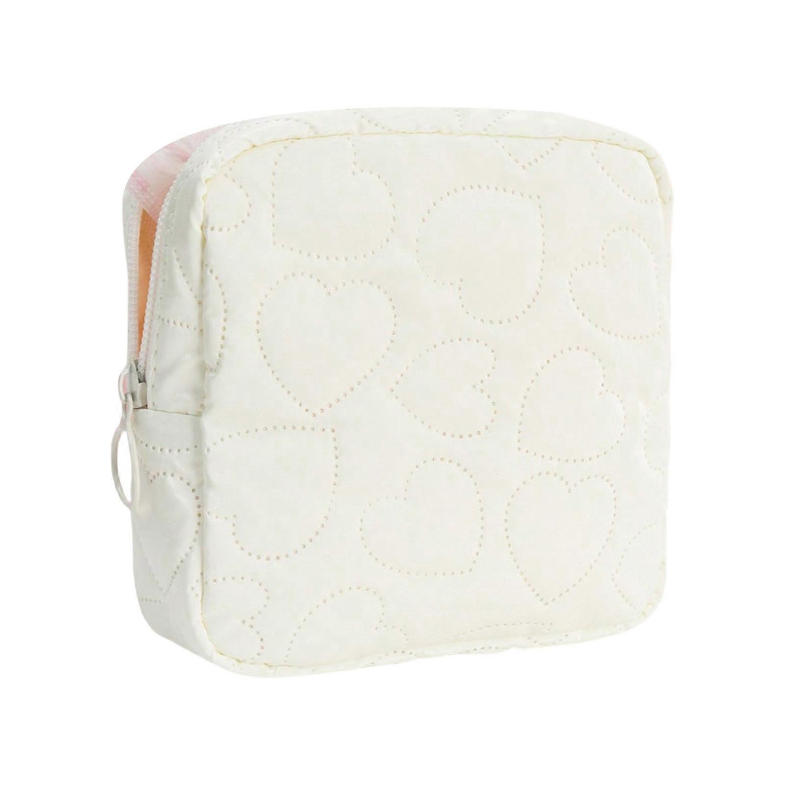 Stylish Candy Colored Storage Bag Offering Practical Solution Convenient for Neat Organization In Various Environment  White