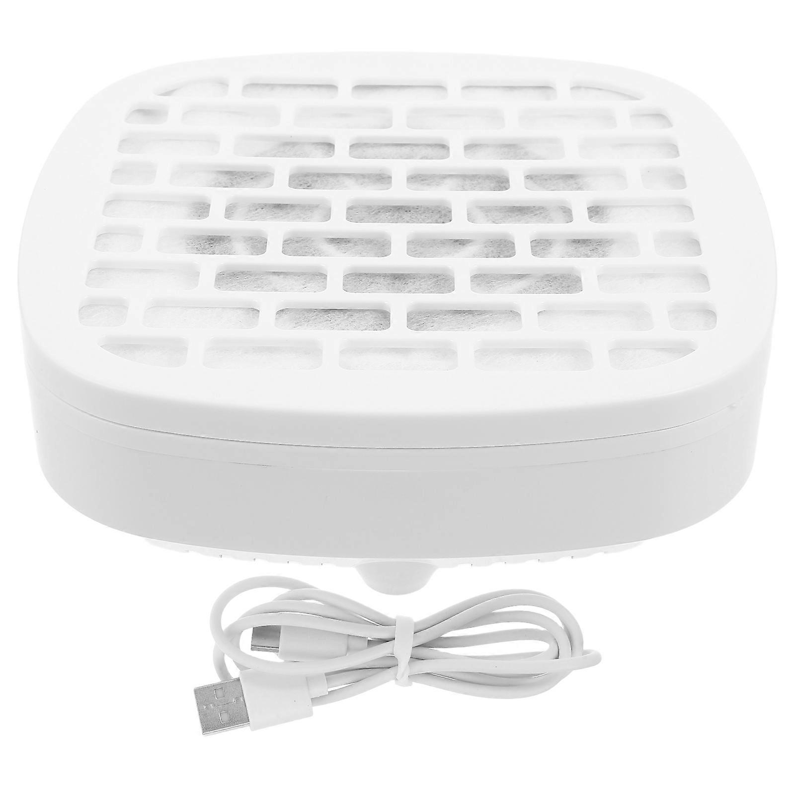 Nail Dust Collecting Machine With Square Shape Designed For Nail Manicure And Pedicure Occasions Perfect For Both Professional And Home Use 1Set