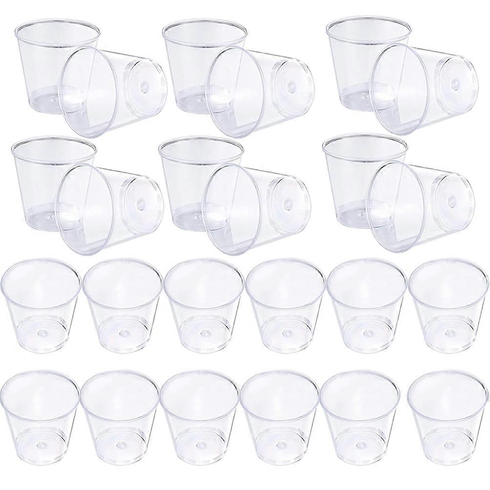 Transparent Plastic Party Cups Aviation Cup for Eyelash 100Pcs