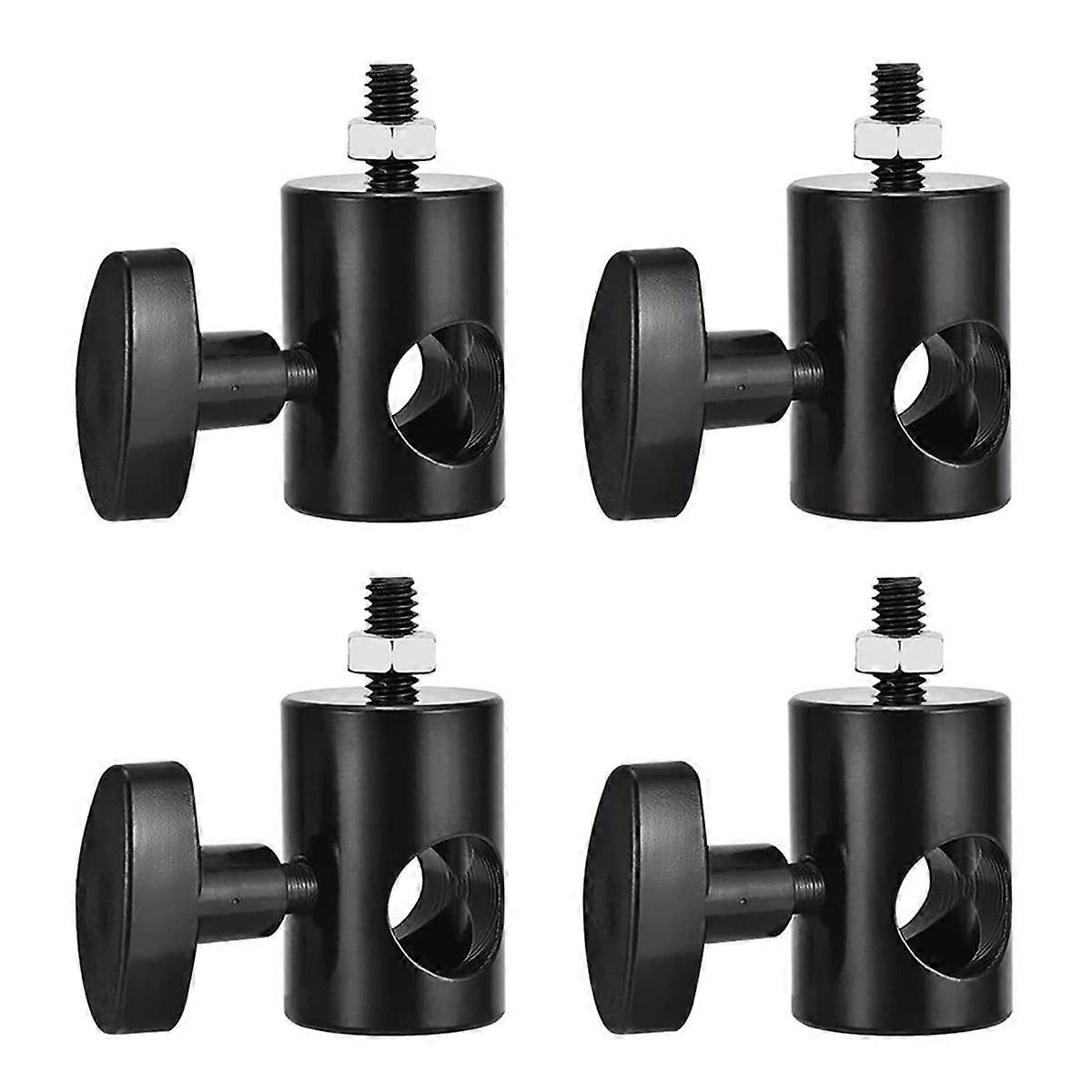 4PCS Light Stand Adapter Rapid Adapter Convert Multi Functional Adapter, Light Stand Tip Boom Arm P