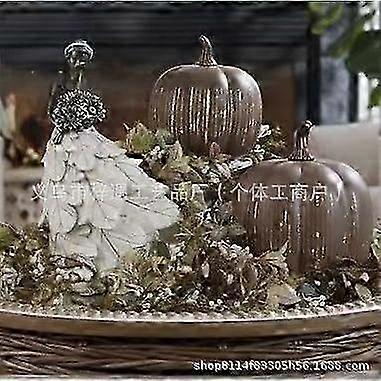 LED-belyste gresskar for utendørs høstdekorasjon med stjerner