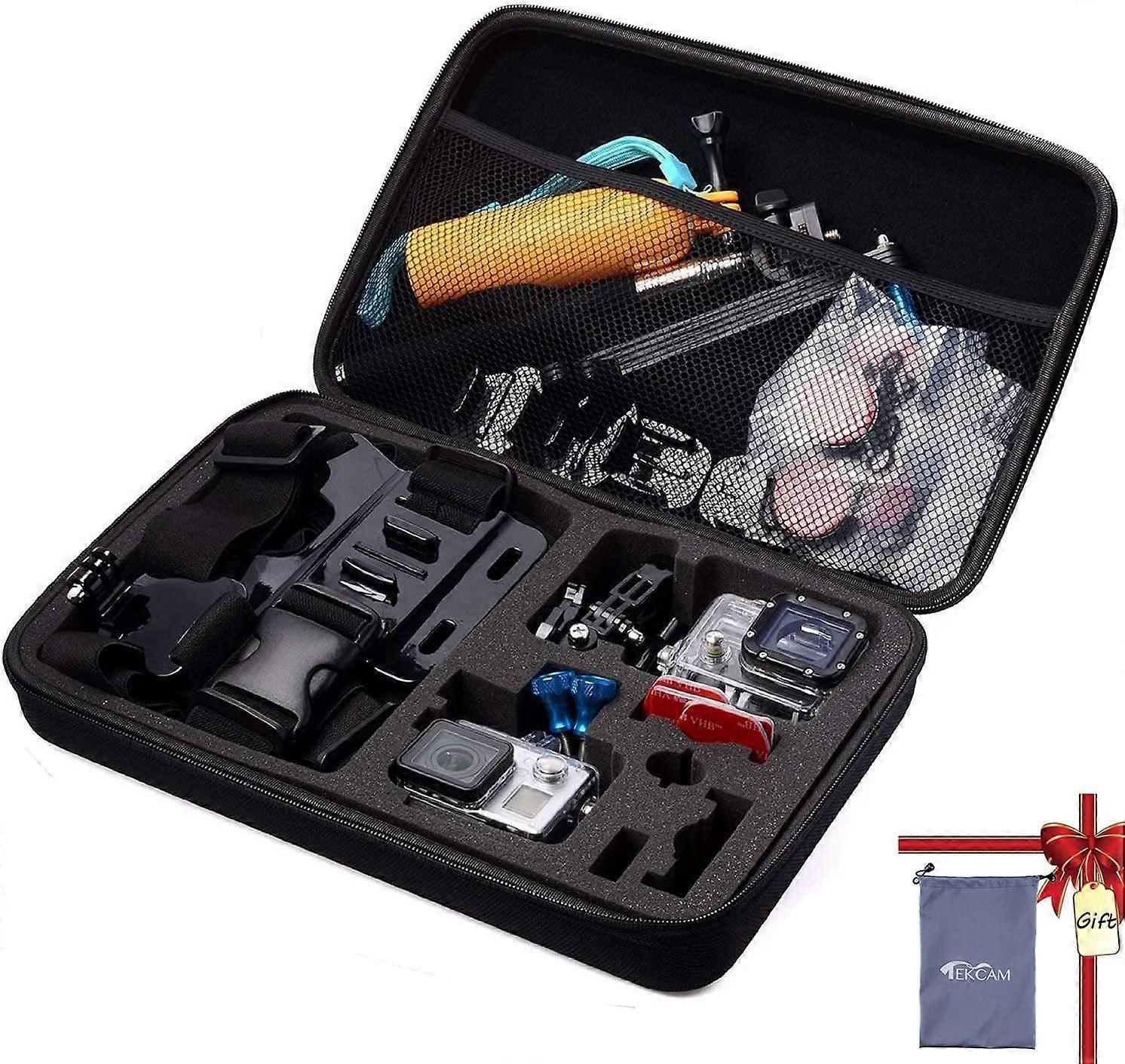 Large Carrying Case Action Camera Storage Bag Compatible with Gopro Hero 12 11 10 9 8 7 6 5/AKASO EK7000 Brave 4