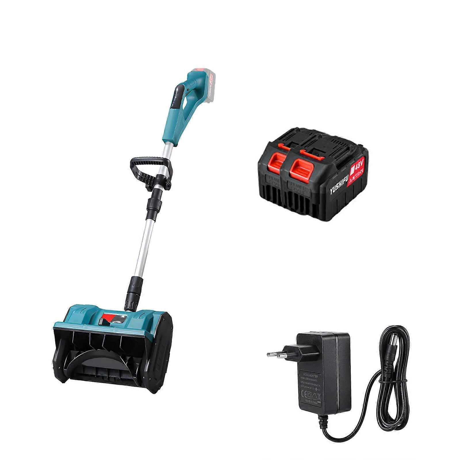 Durable ABS Cordless Snow Shovel Machine with Ergonomic Handle Cordless Snow Thrower for Residential & Commercial Use Multicolor