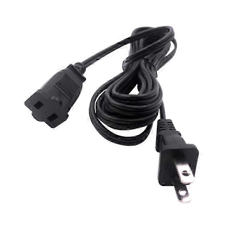 2 Prong Extension Cable US Male/Female Power Cable Extension Cable 2 Prong