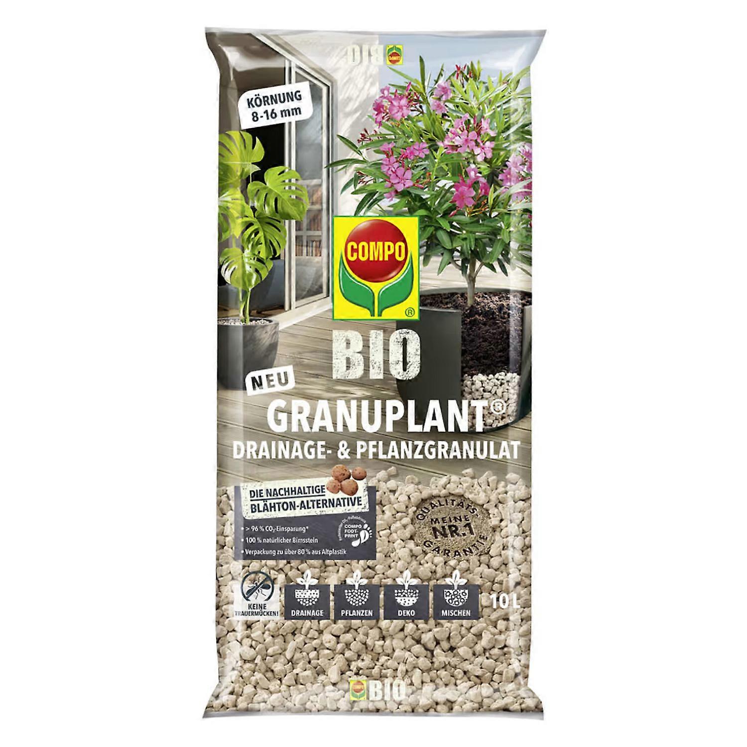 COMPO BIO GRANUPLANT® Drainage and Planting Granules, 10 liters