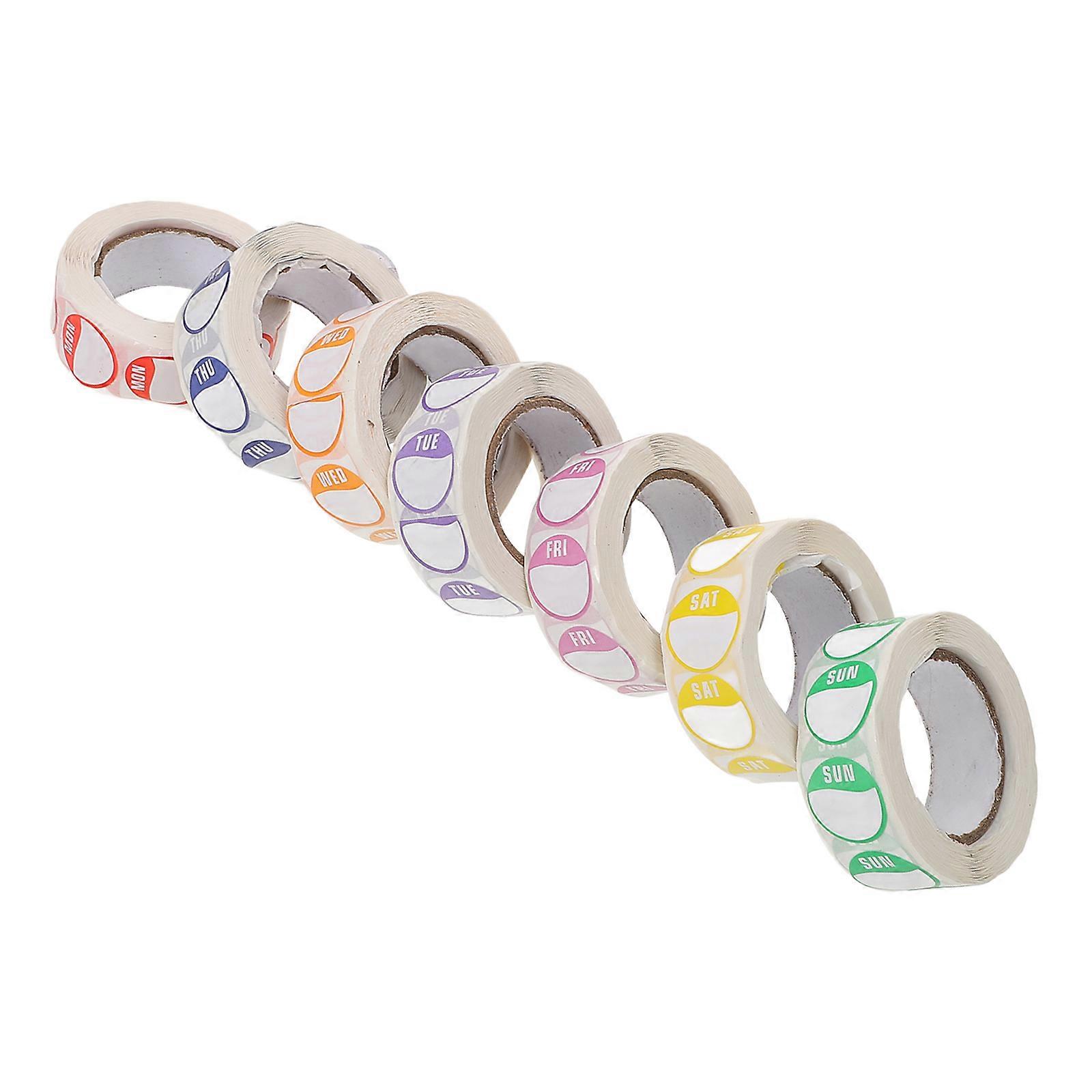 Date Labels Restaurant Use Round Shape 2 00X2 00X0 10cm 7 Rolls