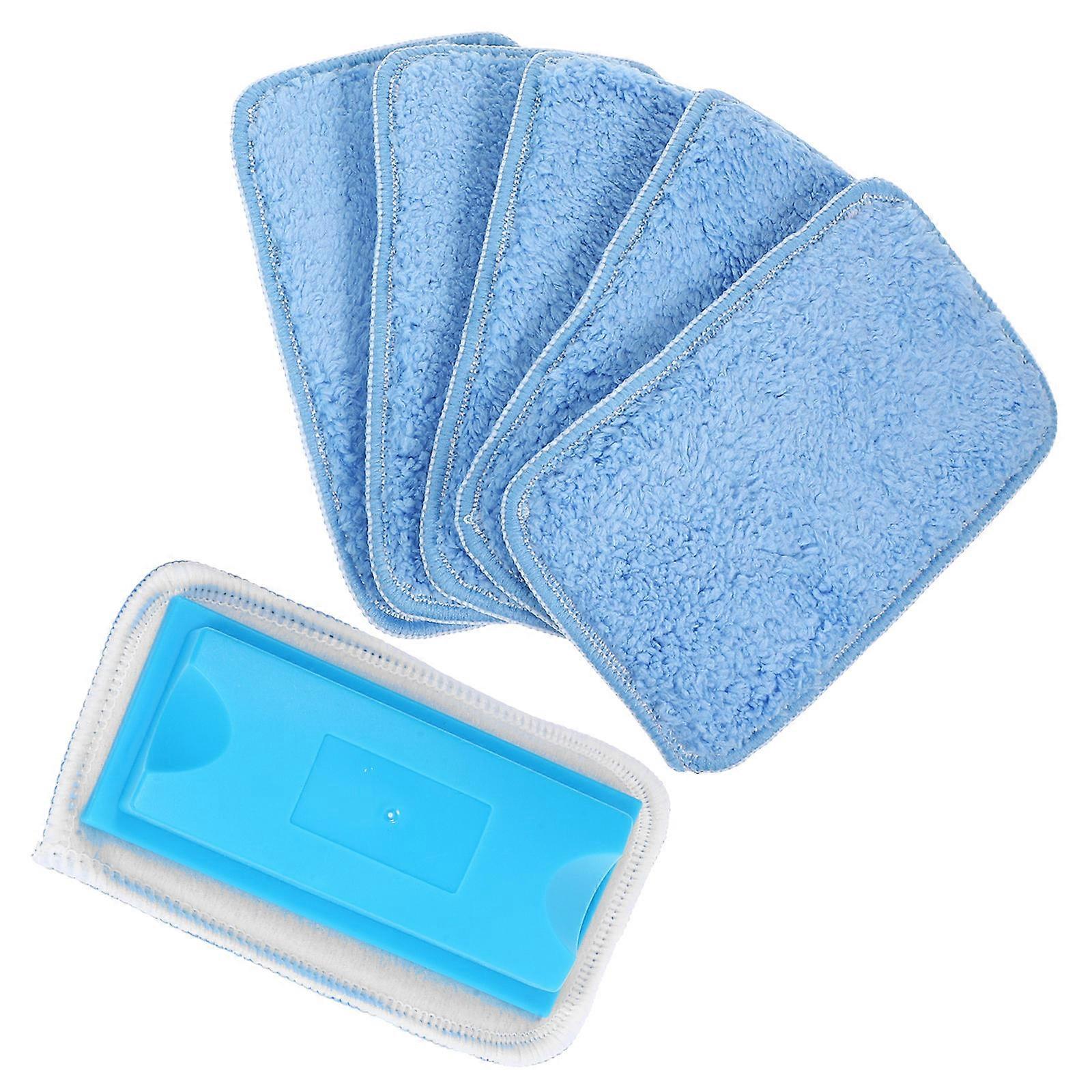 Dry Eraser Whiteboard Eraser Blue for Classroom Use 1Set with Coral Fleece