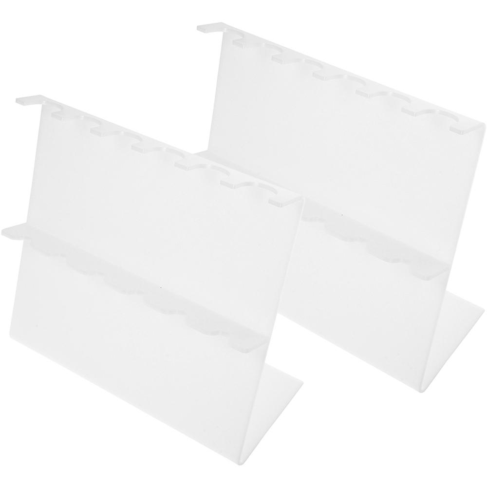 Plastic Laboratory Pipette Stand Sampling Storage Rack 2Pcs