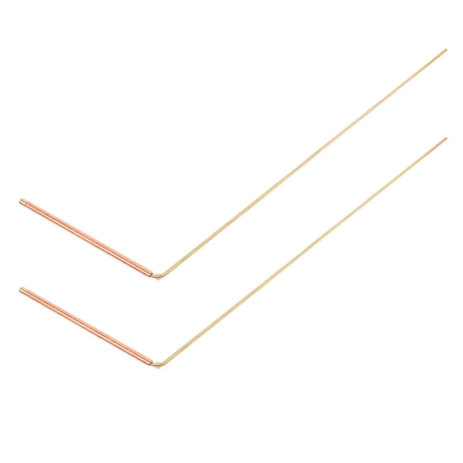 Copper Dowsing Rods for Gold Locating High Precision Metal Detection 2Pcs
