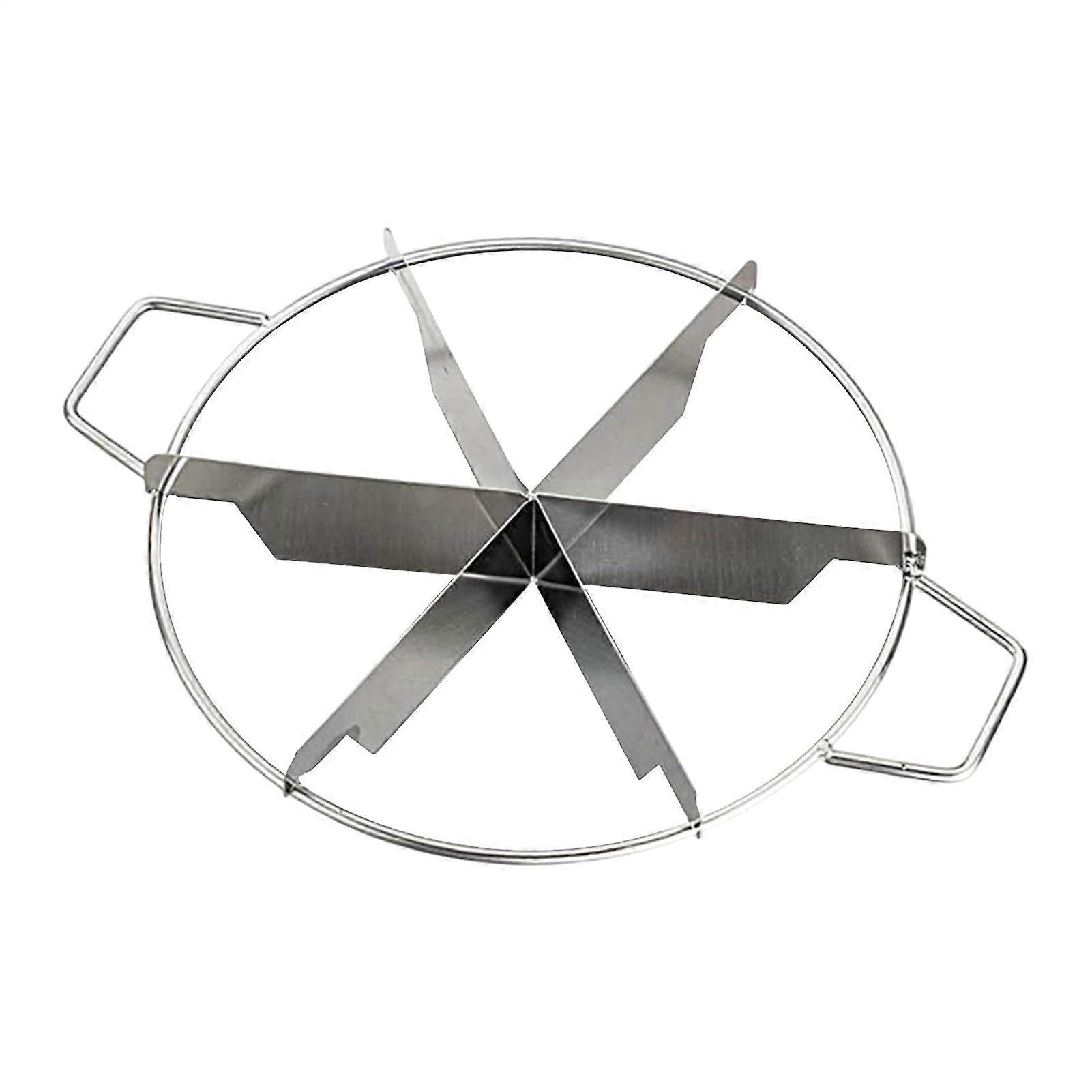 Whole Pie Cutter Stainless Steel Cake Divider Tool NonStick Round Pastry Cutter With Side Handles Model 1