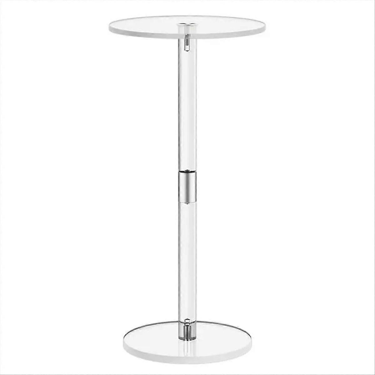 Mesa de centro de acrílico transparente Mesa de bebidas transparente