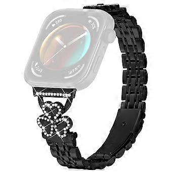 Electroplated Heart Clover Metal Band Compatible For Huawei Watch Fit 4 Pro / 4 / 3 Watch Strap 7-Bead Shiny Design