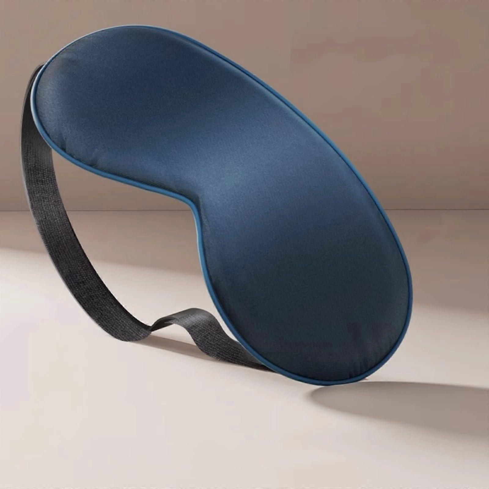 Silk Sleep Mask with Zero Light Transmission, Ergonomic Nose Contour, ExtraWide Coverage