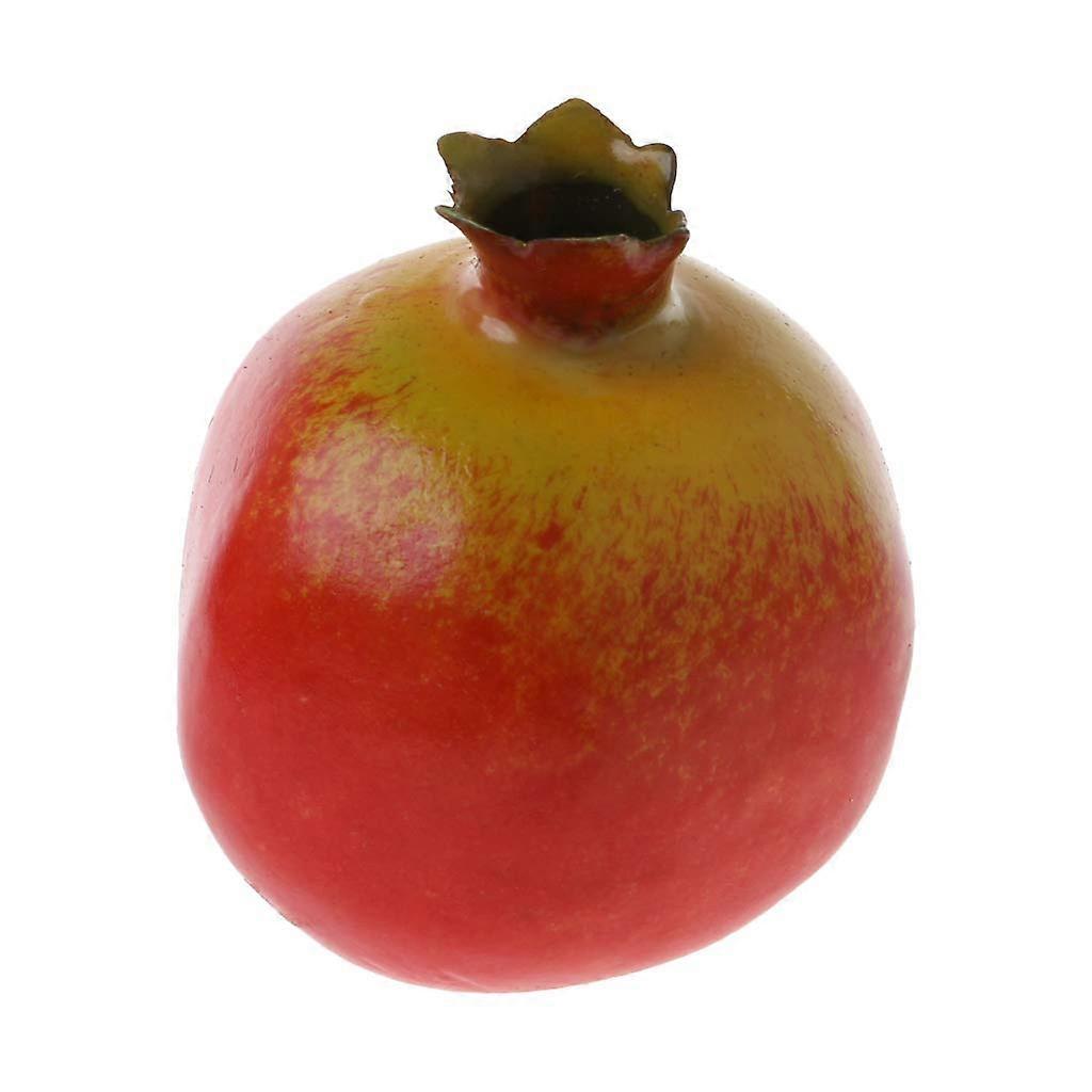 Artificial Pomegranate Fake Fruit Decor with Realistic Appearance for Home Kitchen Party Display