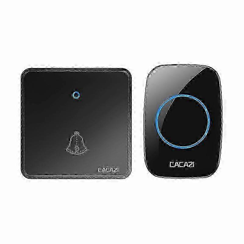 Battery-Free Smart Receiver - Wireless Doorbell with Large Button for Home Use
