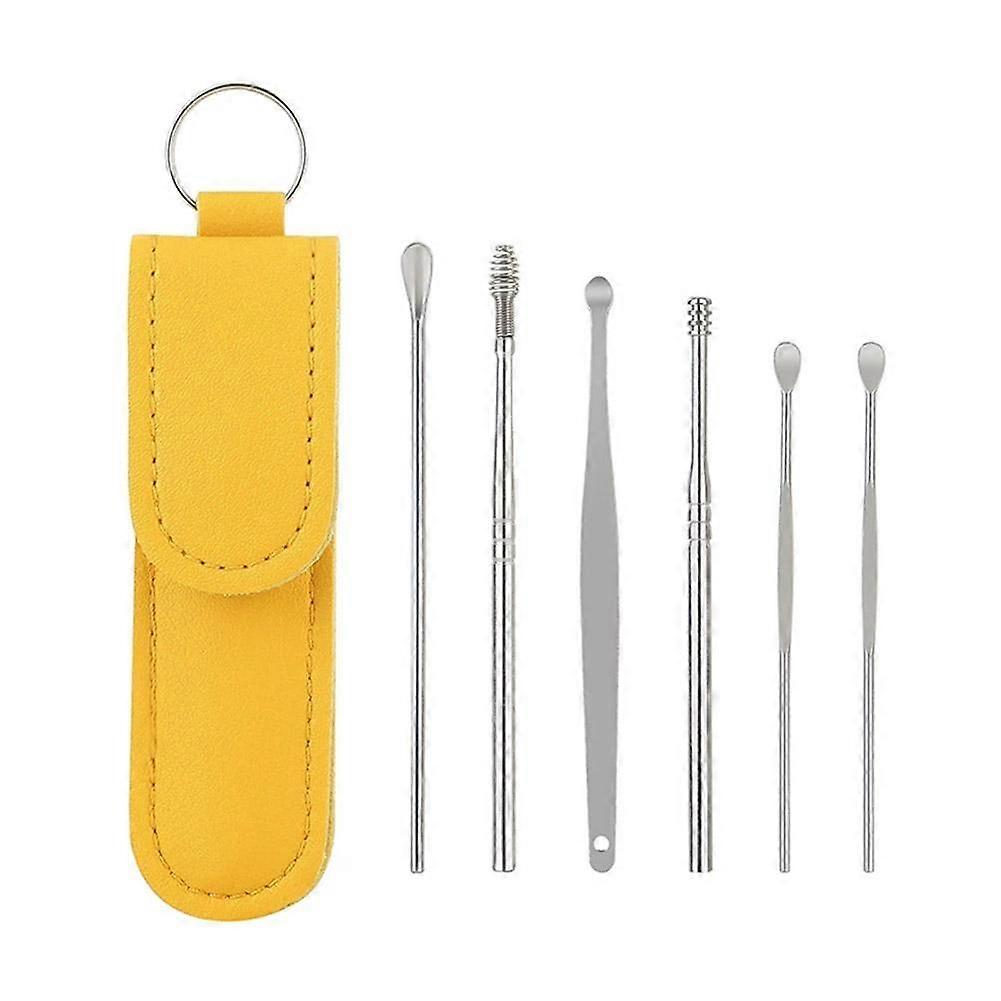 Home Portable Ear Spoon Six-Piece Set Ear Wax Removal Kit