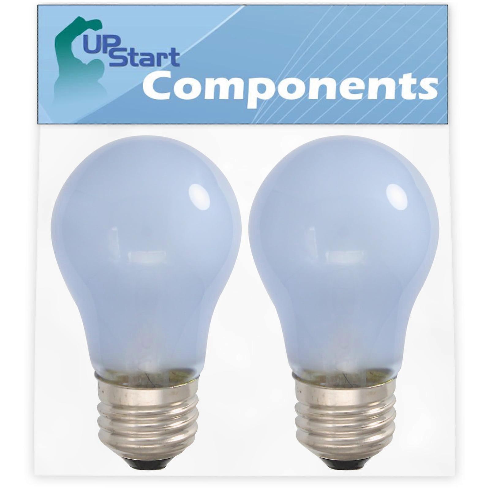 UpStart Components 40W White Light Bulbs, (2 Pack)