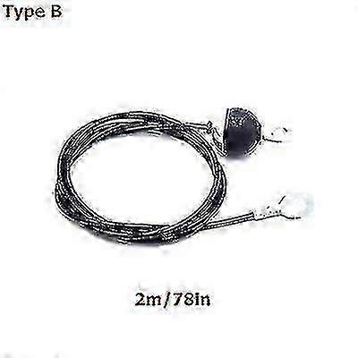 Cabo de reposição reforçado para academia, 2m ou 5m, em máquina de crossover com cabos.