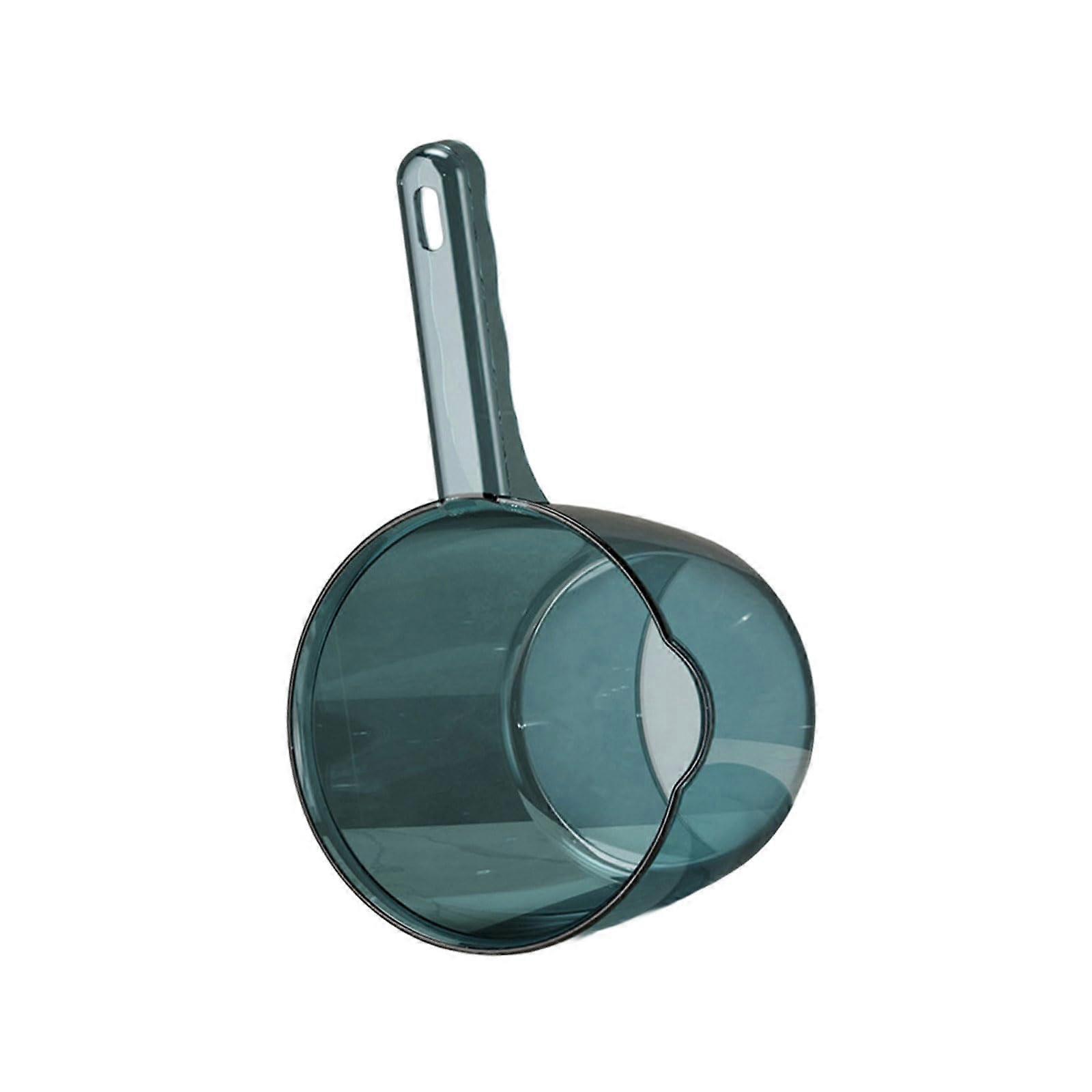 Oversized Cooking Ladle with Long Handle, Ergonomic Grip,  Capacity, Dishwasher Safe Blue