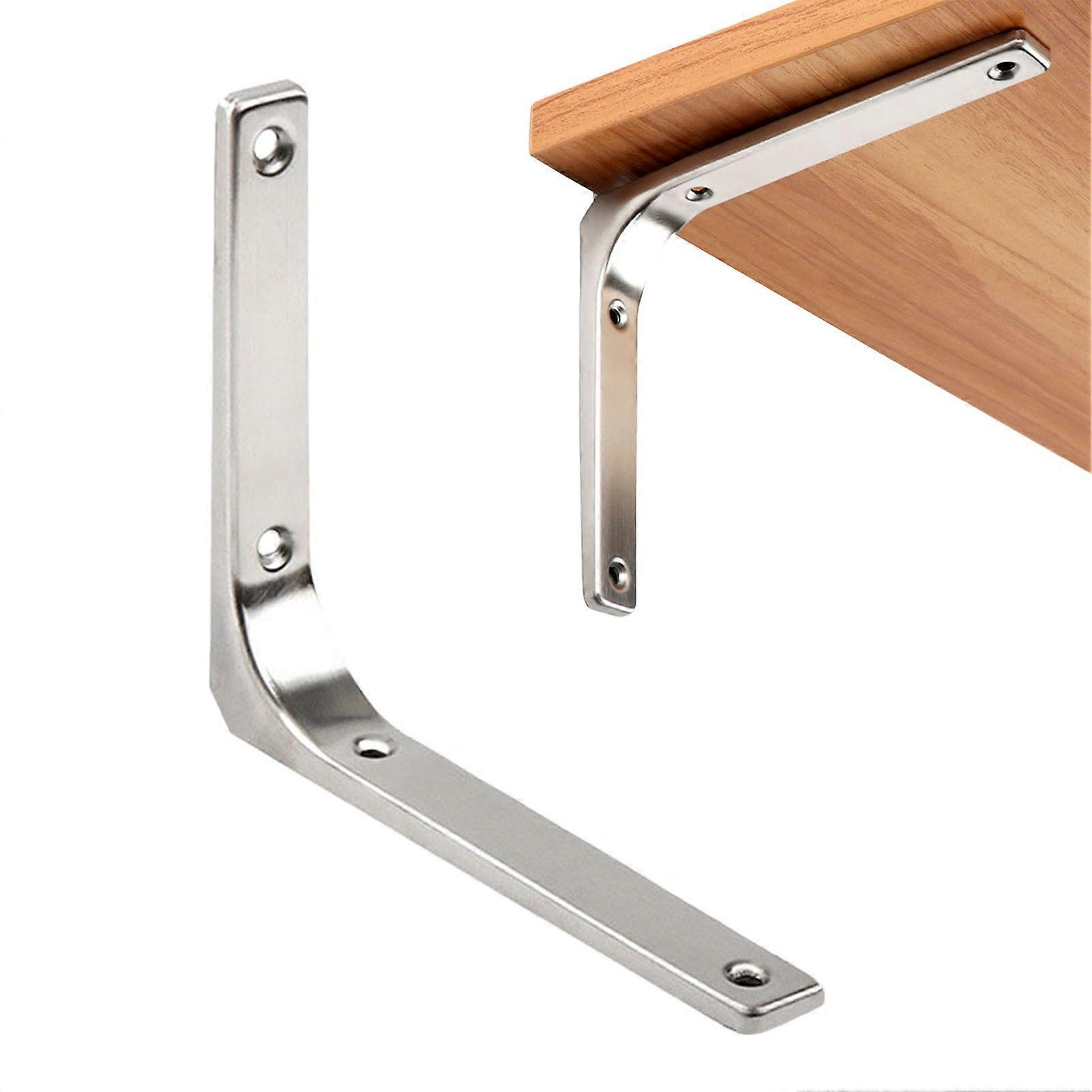 Wall Mount Shelf Support Brackets Partition Board Space Saving Decorative Corner Brackets Suitable For Furniture Cabinet Desk