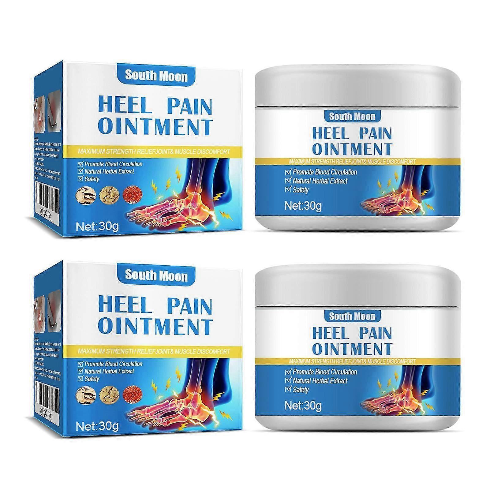 2 pieces South Moon Heel Pain Paste Heel Spurs Pain Relief Frost Rigid Arch Strain Pain Massage Cream
