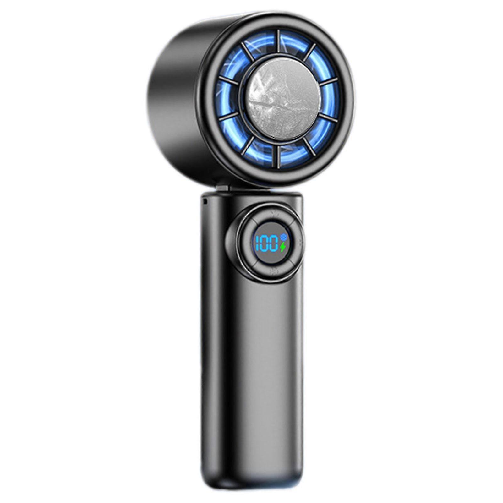 Semiconductor Cooling Fan Mini USB Powered Digital Display Fan for Summer