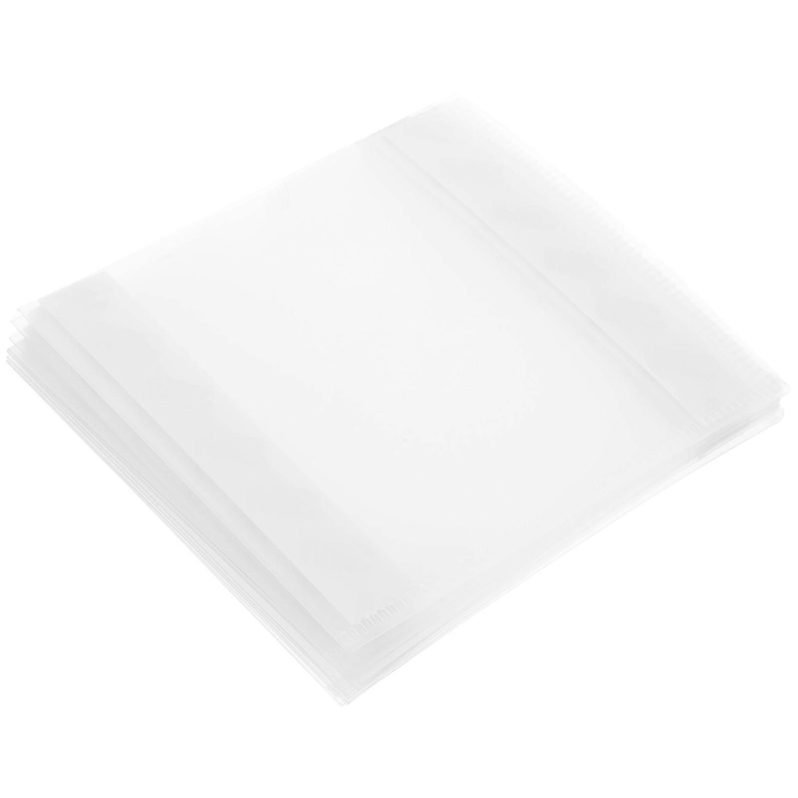 Clear File Bags Document Folders for Office Use 10Pcs Transparent Ticket Holders