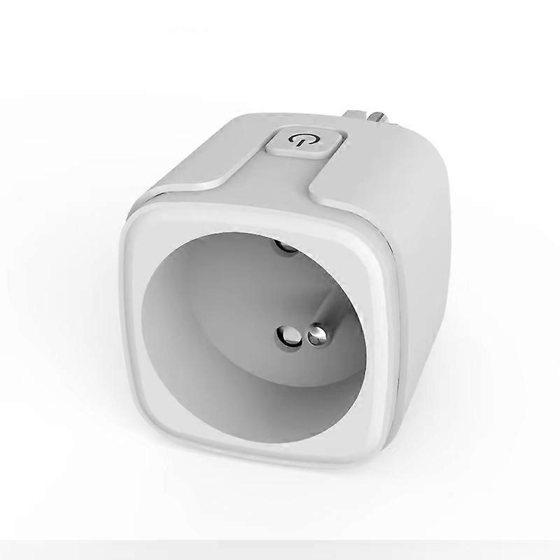 Tuya EU WiFi Smart Socket 16A/20A with Power Monitoring 100-240V Voice Control Plug Compatible with Alexa Google Assistant Tuya