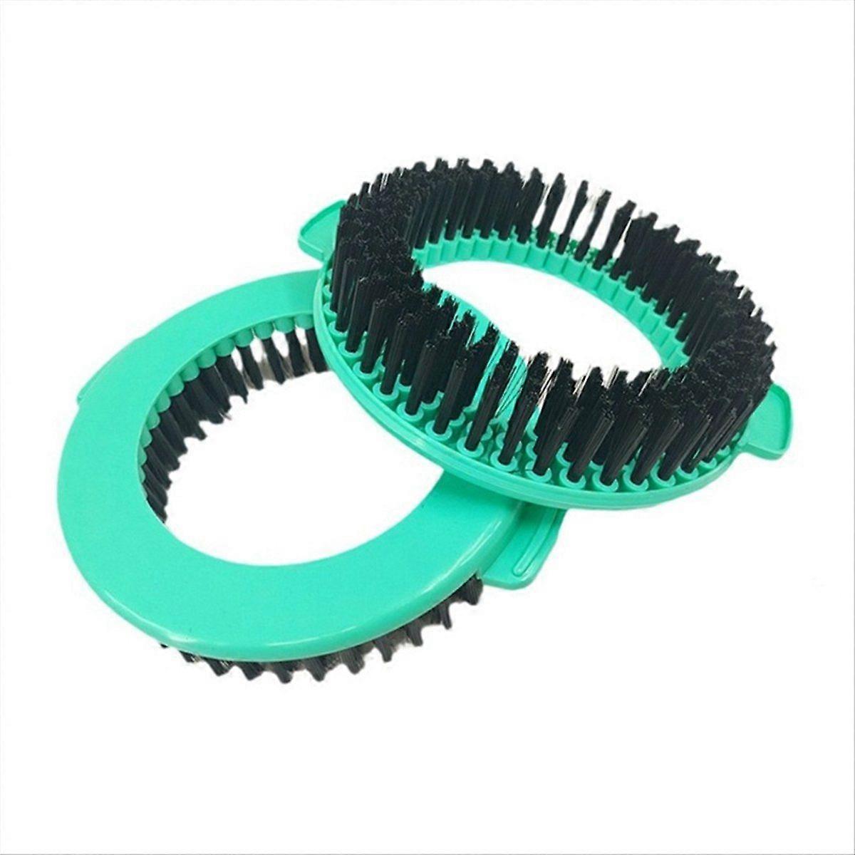 Mop Brush Head Replacement for Mop Scrubber Rotating with Stiff Bristle for Bathroom Kitchen Pool