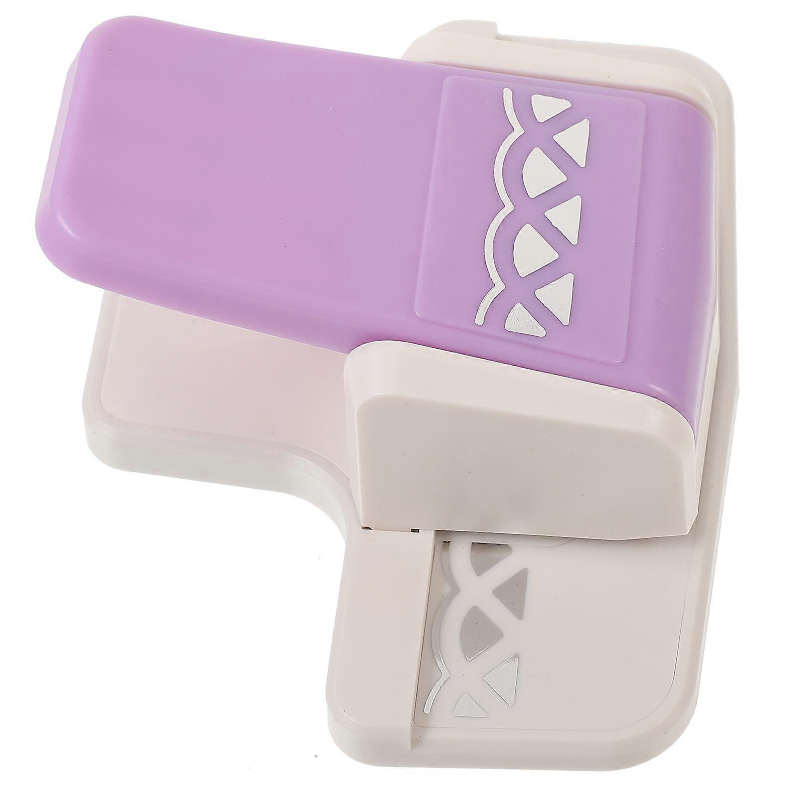 Embossing Paper Puncher For DIY Crafters Home Decoration 12cm Multi Color Rectangular 2Pcs