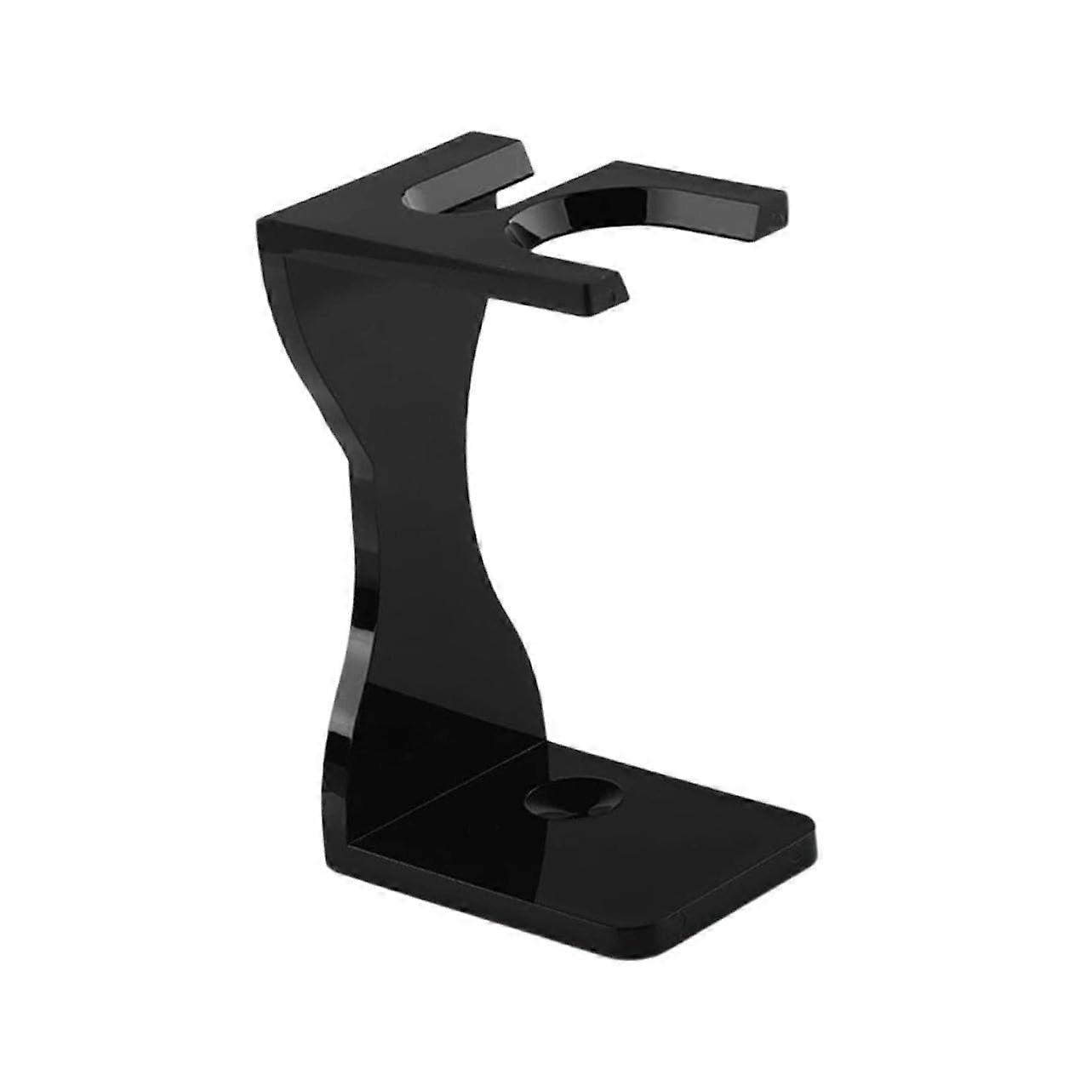 Acrylic Shaving Brush Stand Holder for Men, RustResistant Compact Bathroom Drying Rack