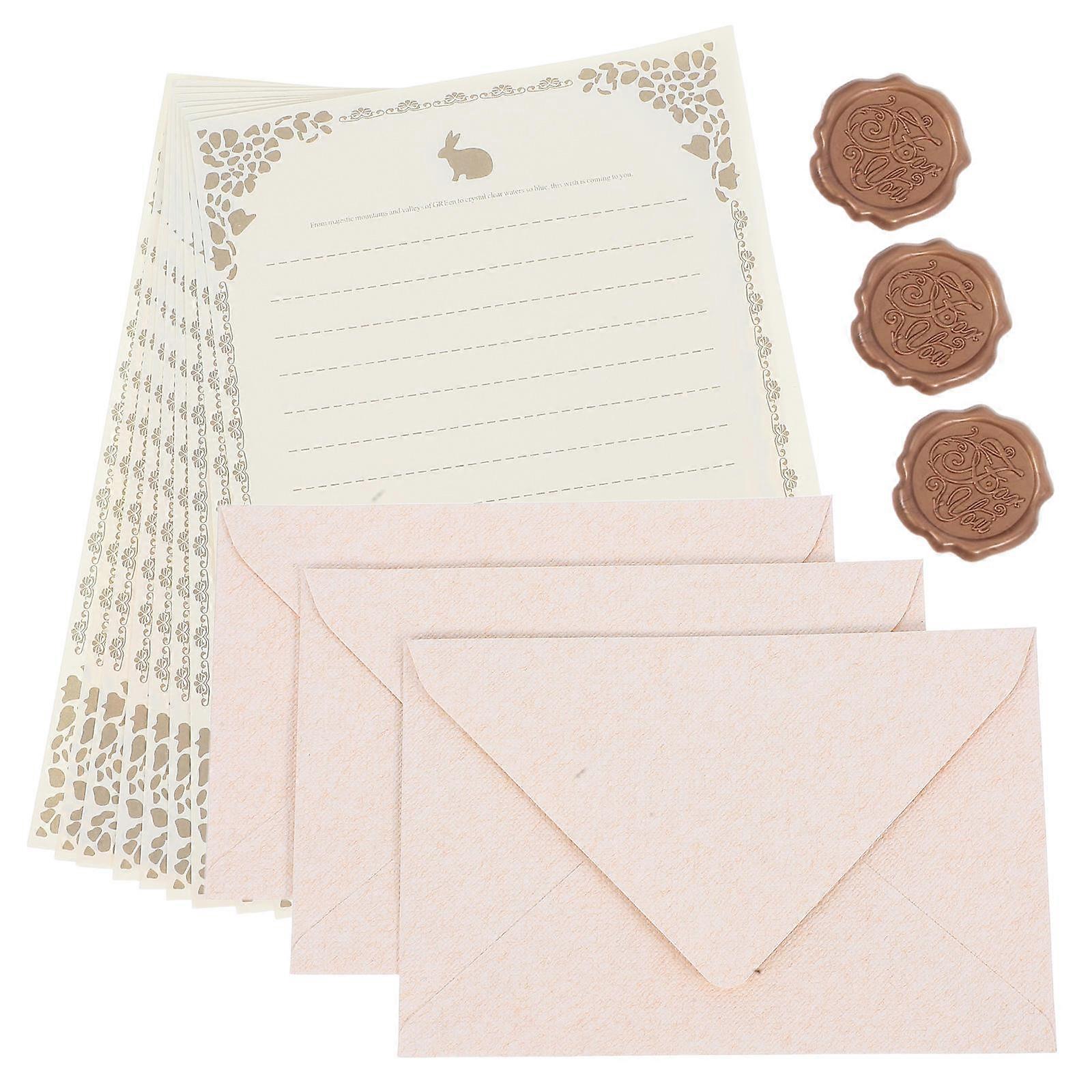 DIY Envelopes Letter Paper and Envelopes for Writing 1Set Assorted Color