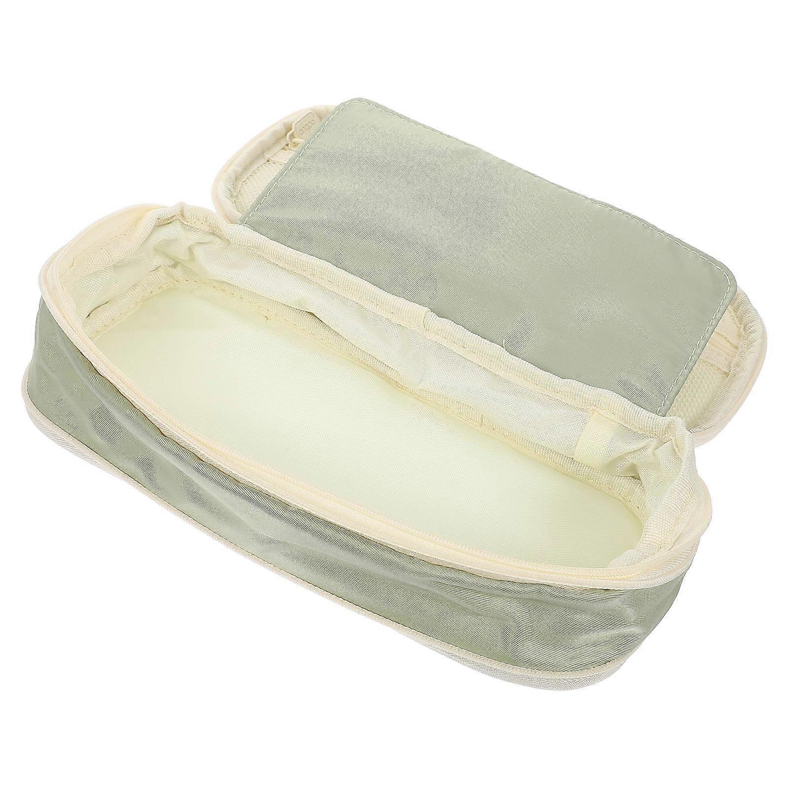 Multi Layer Pencil Bag for Students Canvas Pencil Case Organizer