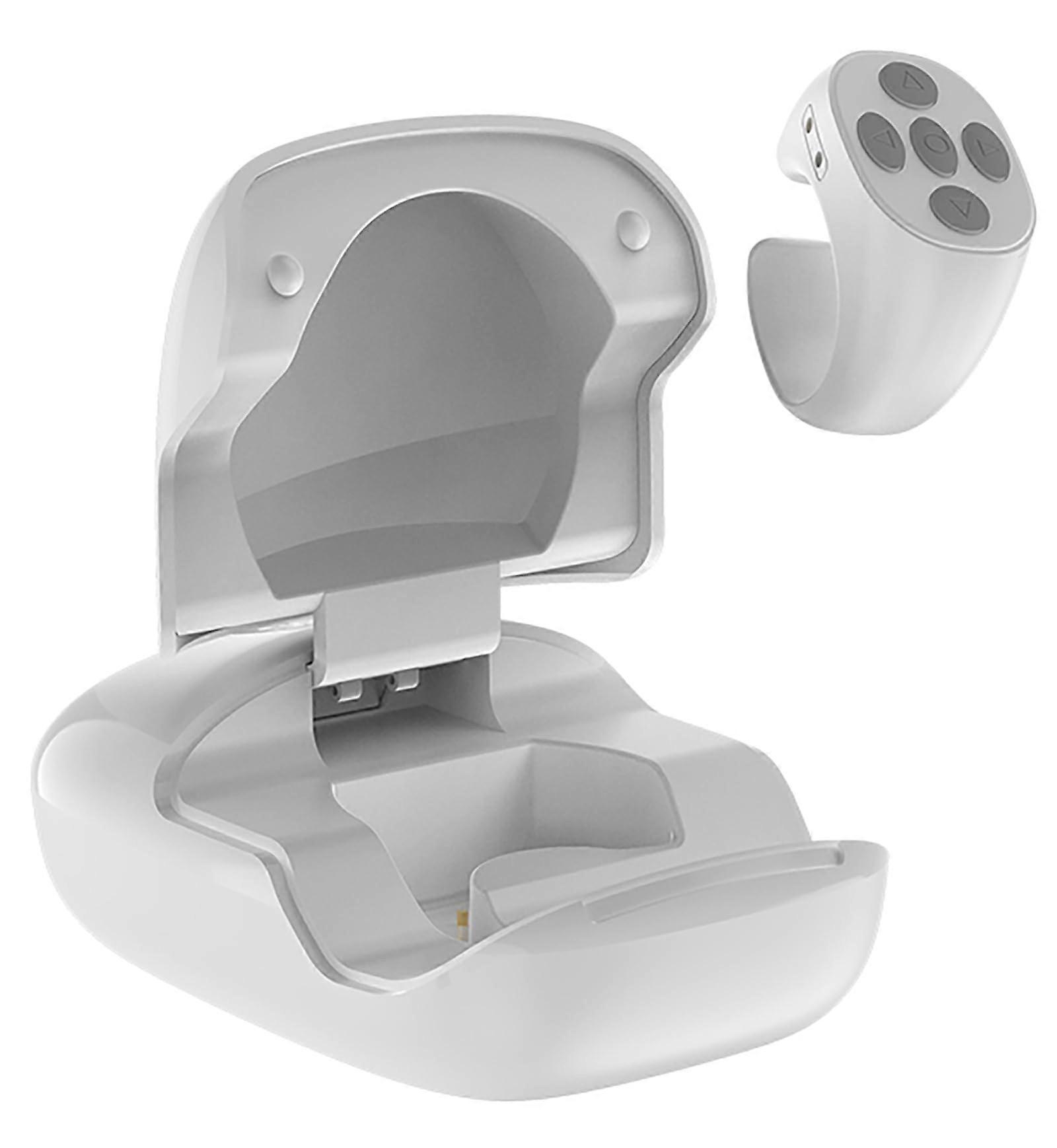 Bluetooth Remote Control Ring with Integrated Phone Stand for Android and iOS Cameras White