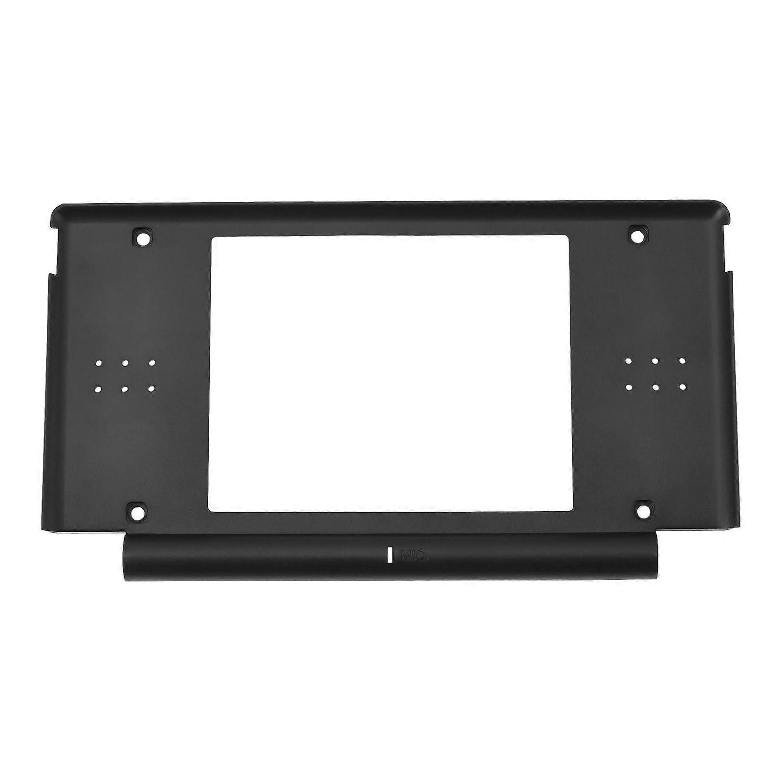 Replacement Shell with LCD Screen Frame for Upper Cover  Black for Nintendo DS Lite