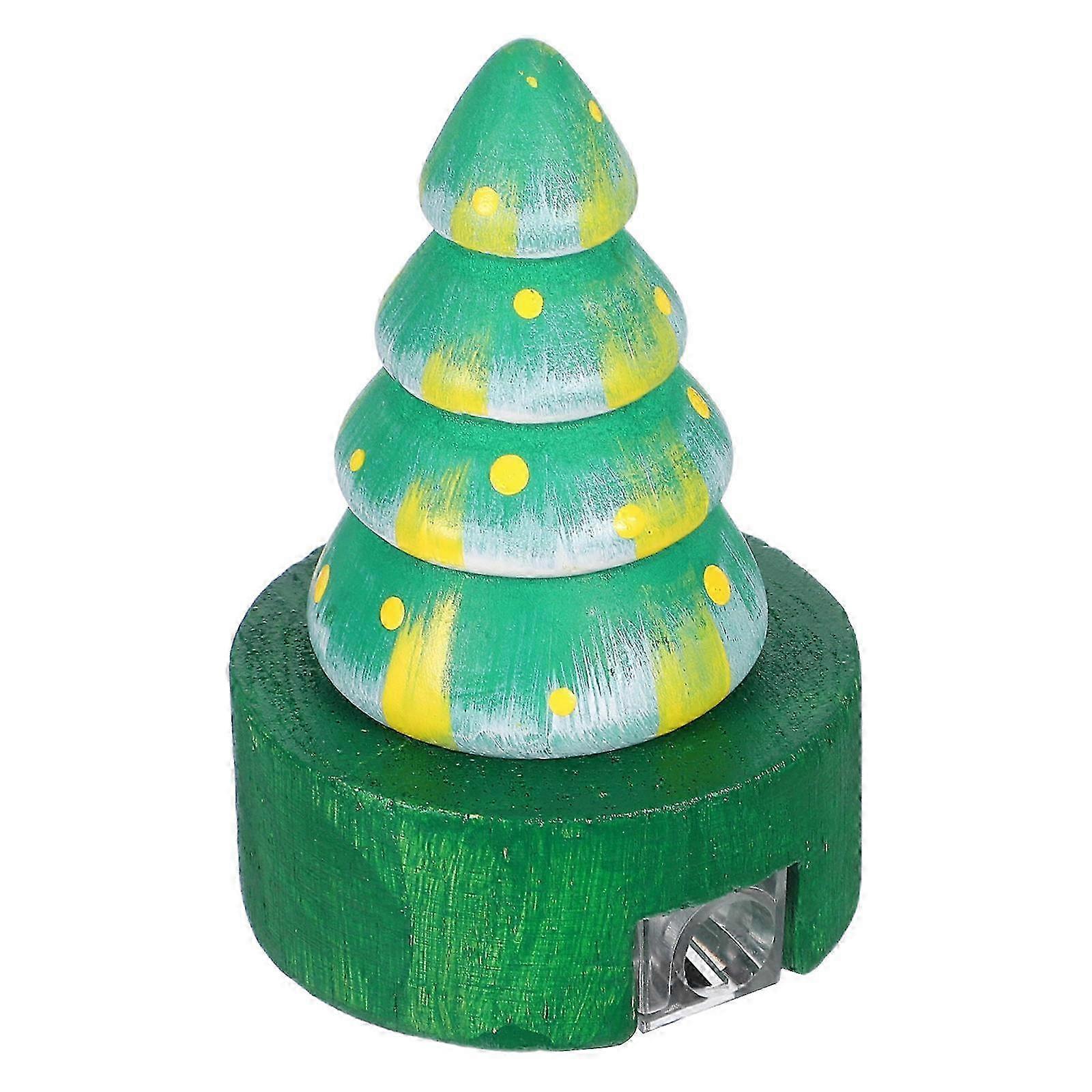 Christmas Tree Pencil Sharpener Hand-Crank for Holiday Kid-Friendly