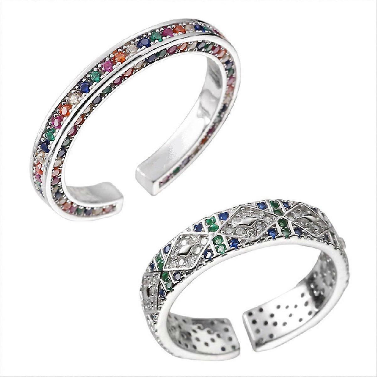 Open finger ring width French vintage ring Female ring