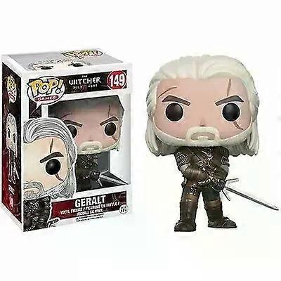 Figurine Funko Pop The Witchers Geralt n° 149, jouet de collection pour enfants, cadeau idéal pour les fêtes foraines.