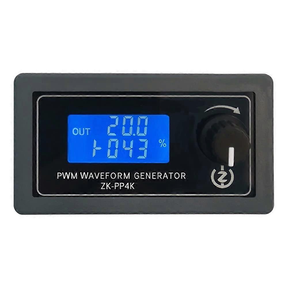 PWM Motor Speed Controller with LCD Display, LED Dimming, Smooth Start Stop, Compact Panel Design