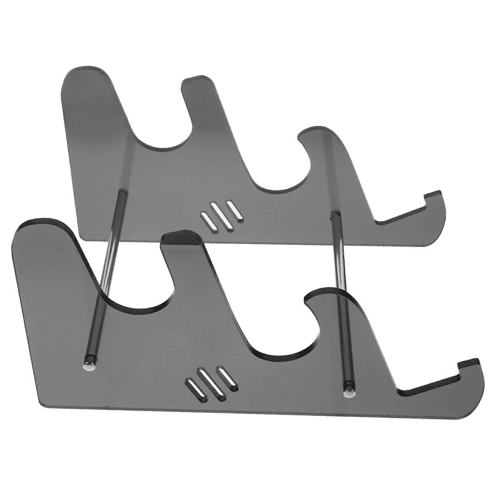 Acrylic Keyboard Stand for Mechanical Keyboards, Tilted Clear Rack with Space Saving Design