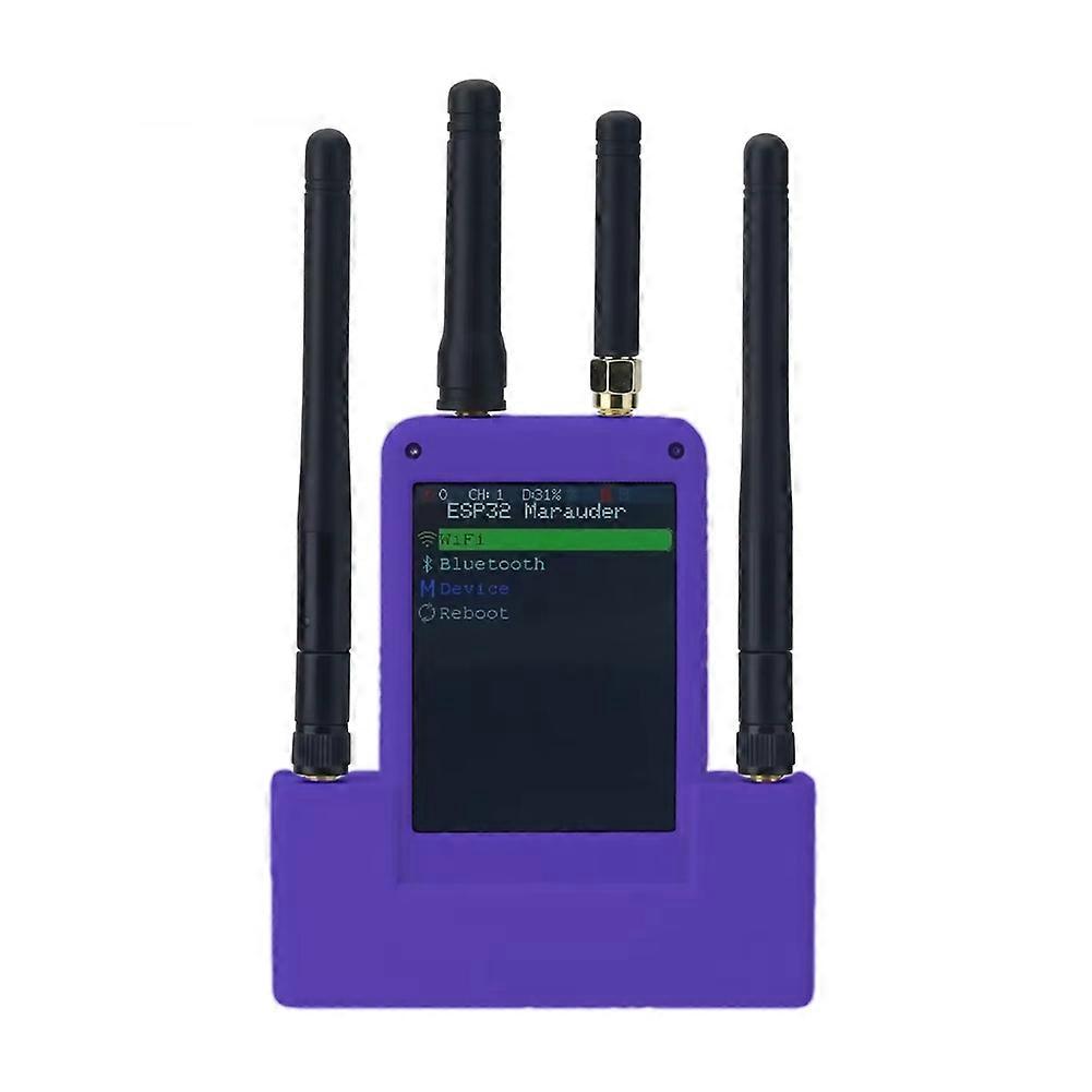 Placa de Expansão ESP32 Marauder 4 em 1 2.4G para Zero 433M RF, Módulo ESP32S2 com Módulo GPS e Tela de 2,8 Polegadas