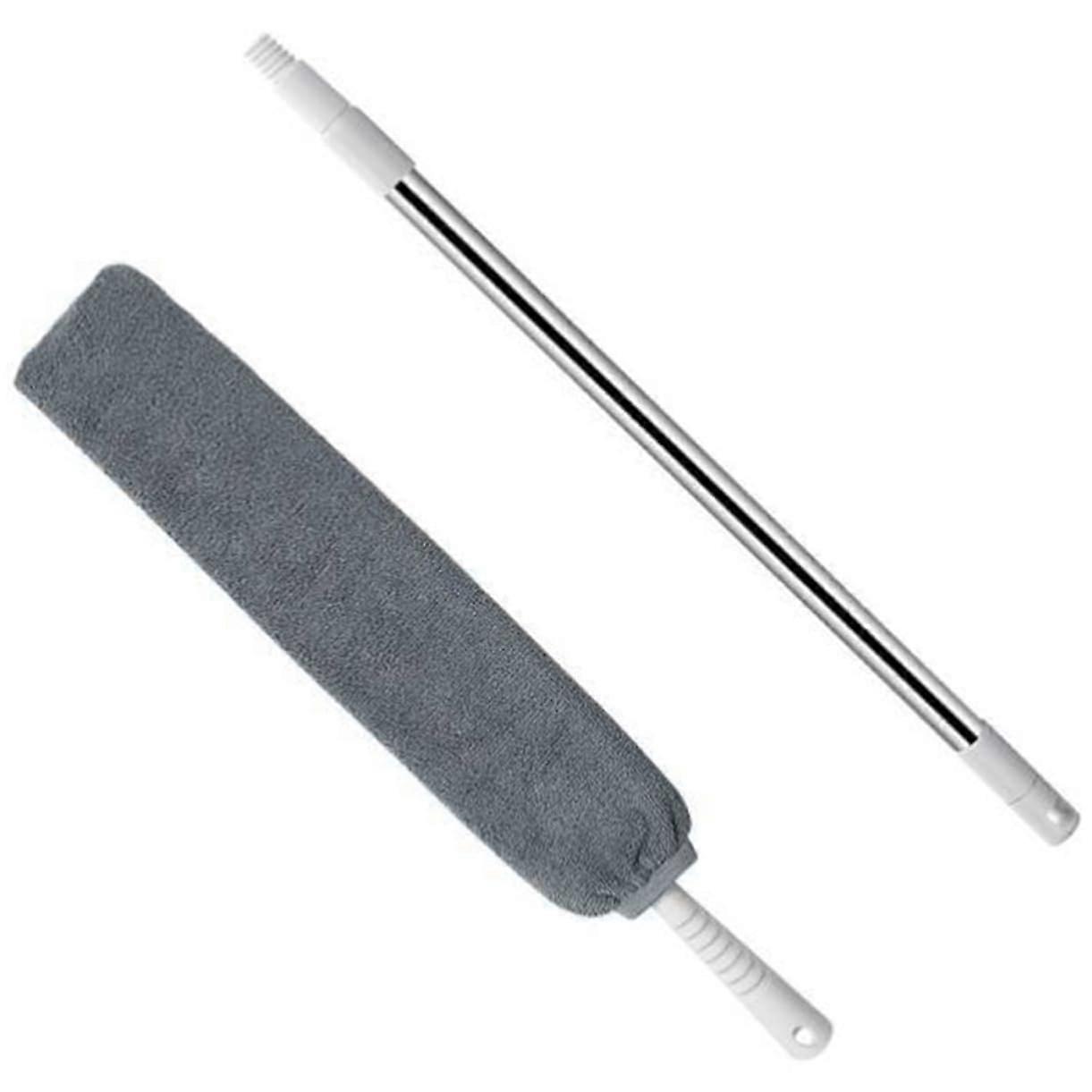 Retractable Microfiber Duster with Adjustable Telescopic Pole, Bendable Head for  Ceilings and Corners