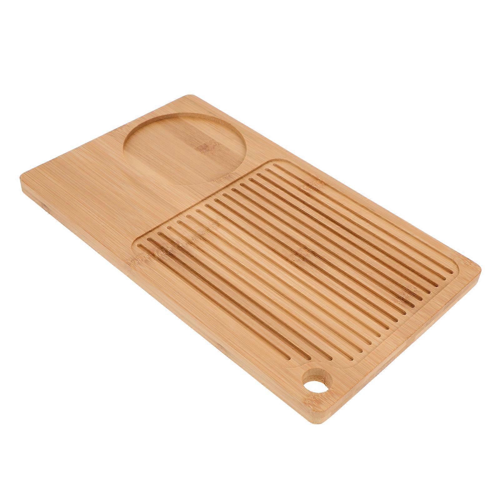 Rectangular Bamboo Serving Tray Bamboo Tea Tray for Food Serving