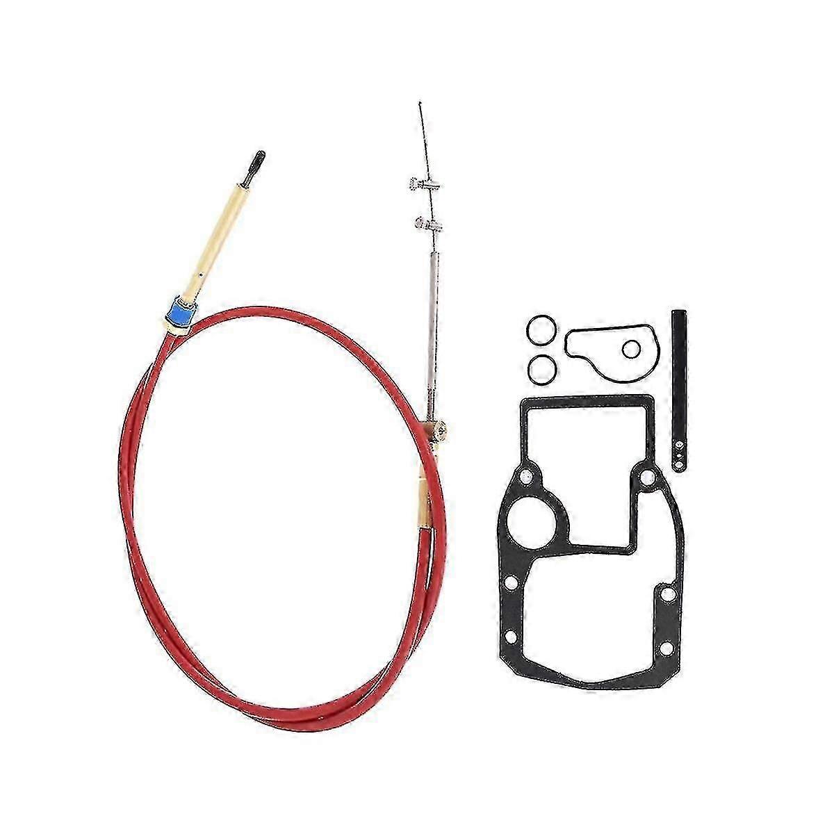 Kit de câble de commande compatible avec embase OMC Cobra, remplace la référence 987661 avec joint.