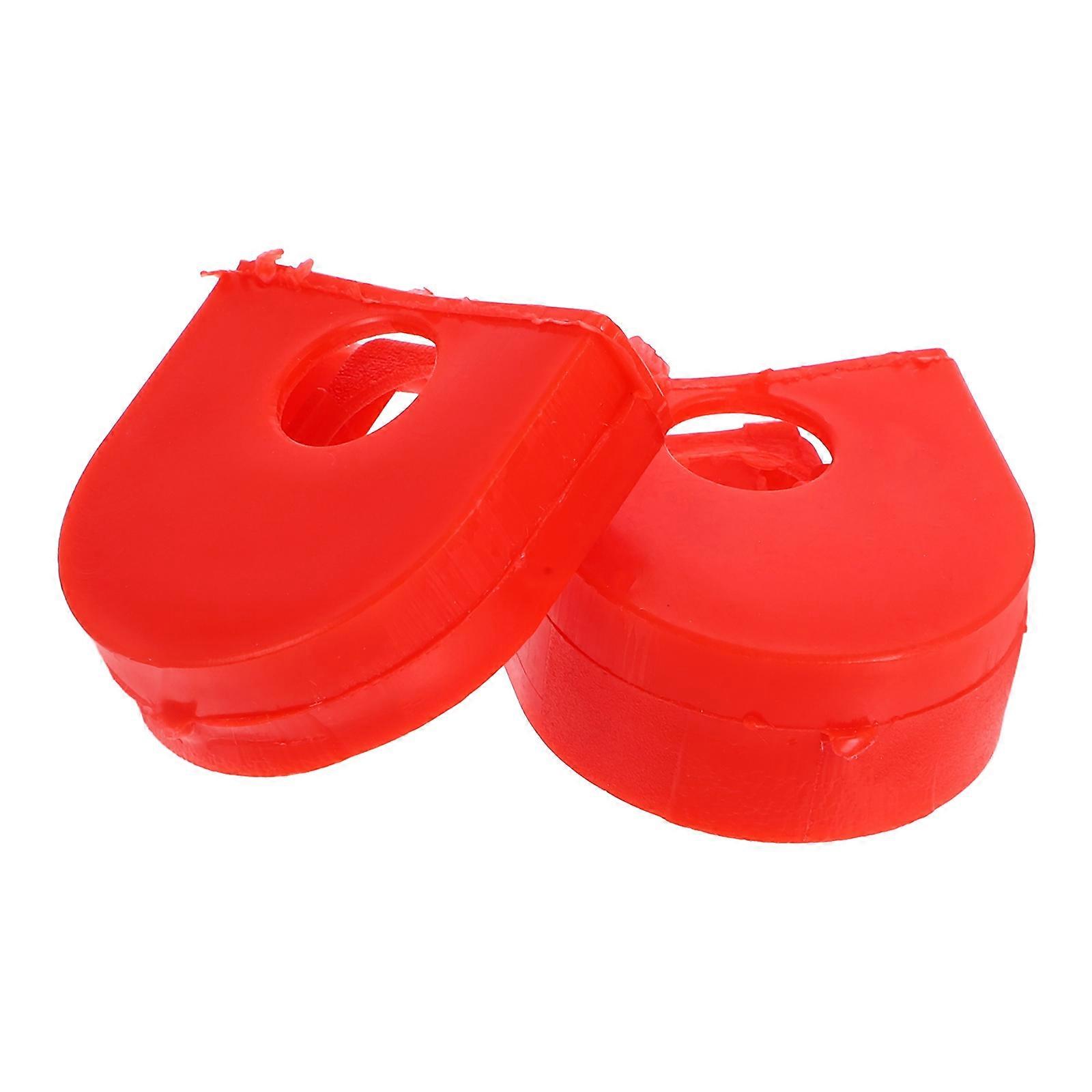 Ladder Hinge Accessory for Ladder with 2Pcs Replacement Hinge Rod End Cap Red