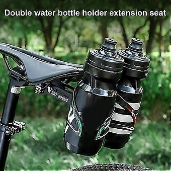 Kaesi West Biking Bottle Cage Extender High Strength Holding Black Cnc Cutting Water Bottle Cage Adapter compatible with Riding
