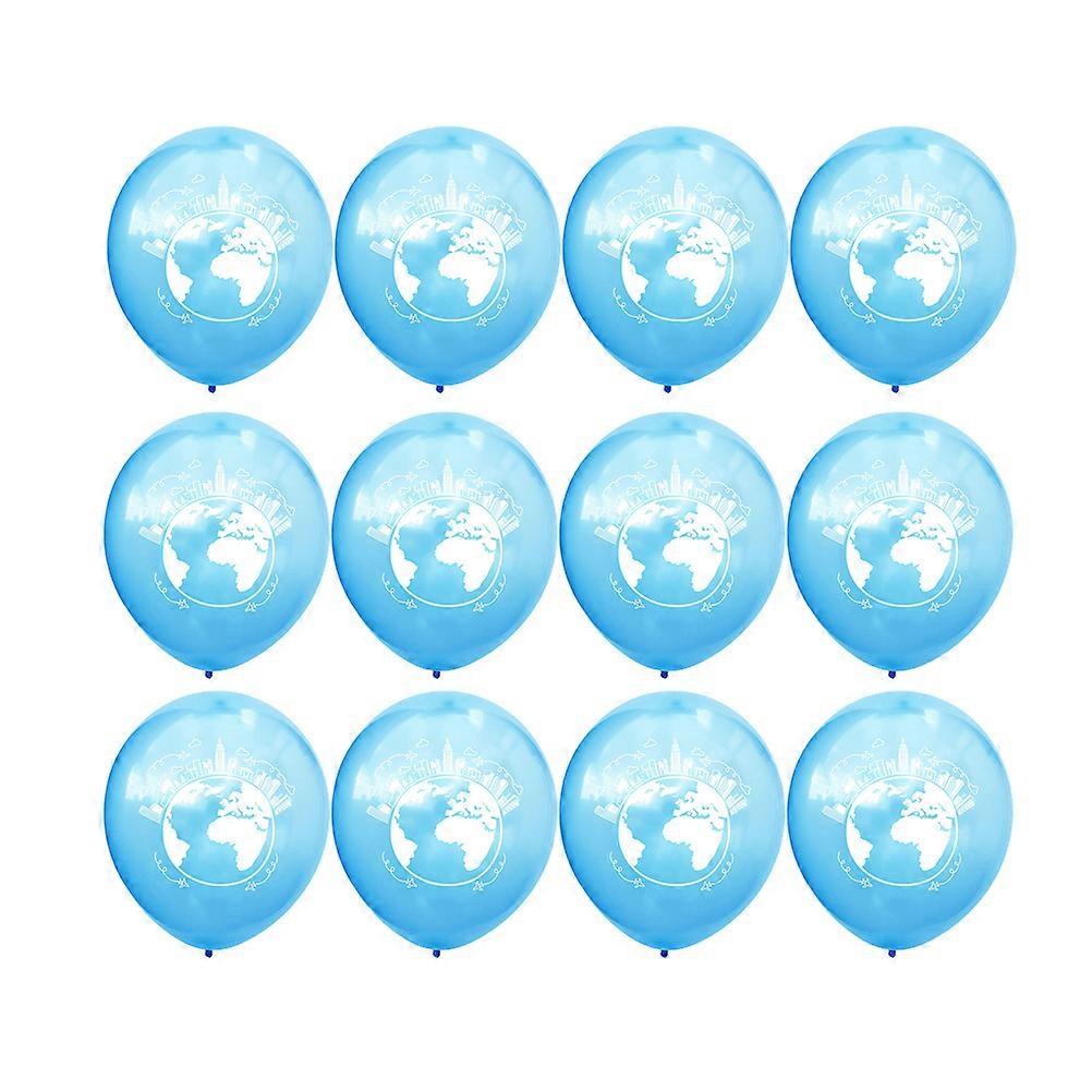 Map Balloons World Map Balloons for Party Decoration 10Pcs
